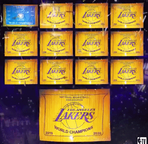 湖人终结十年无冠历史 勒布朗率队夺冠致敬科比